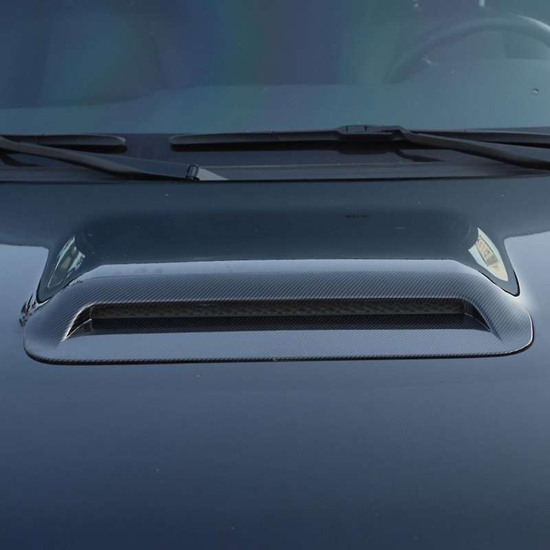 for 4Runner 2010-20 Engine Air Intake Hood Vent Trim,Carbon Fiber ABS