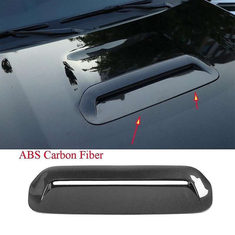 for 4Runner 2010-20 Engine Air Intake Hood Vent Trim,Carbon Fiber ABS