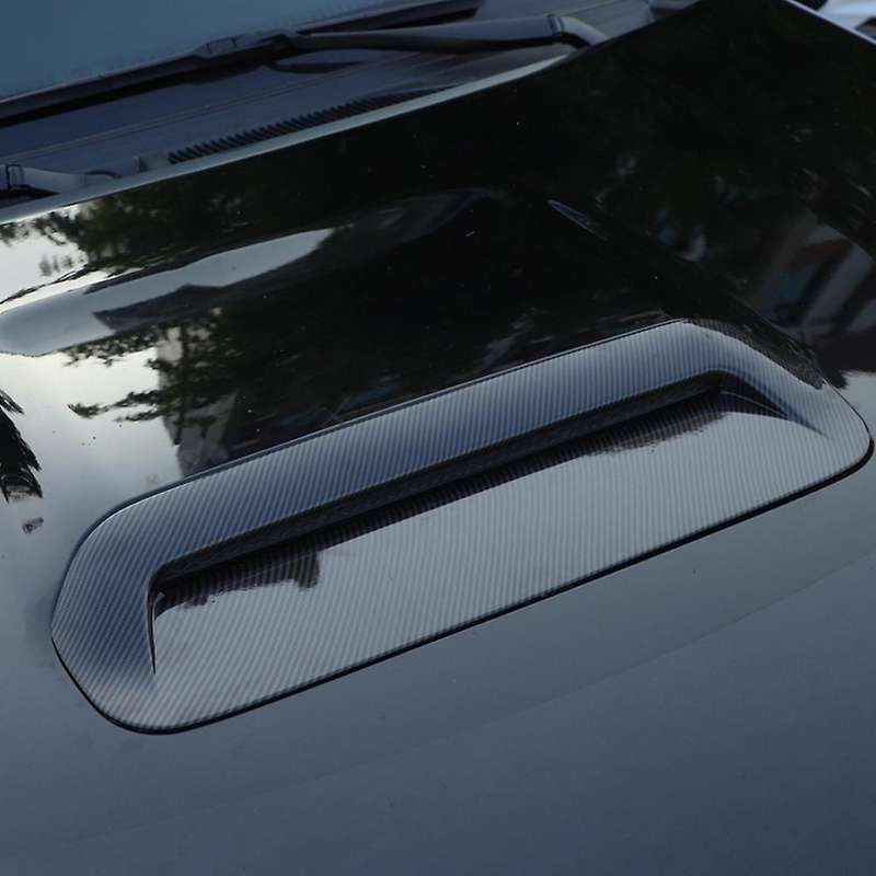 for 4Runner 2010-20 Engine Air Intake Hood Vent Trim,Carbon Fiber ABS