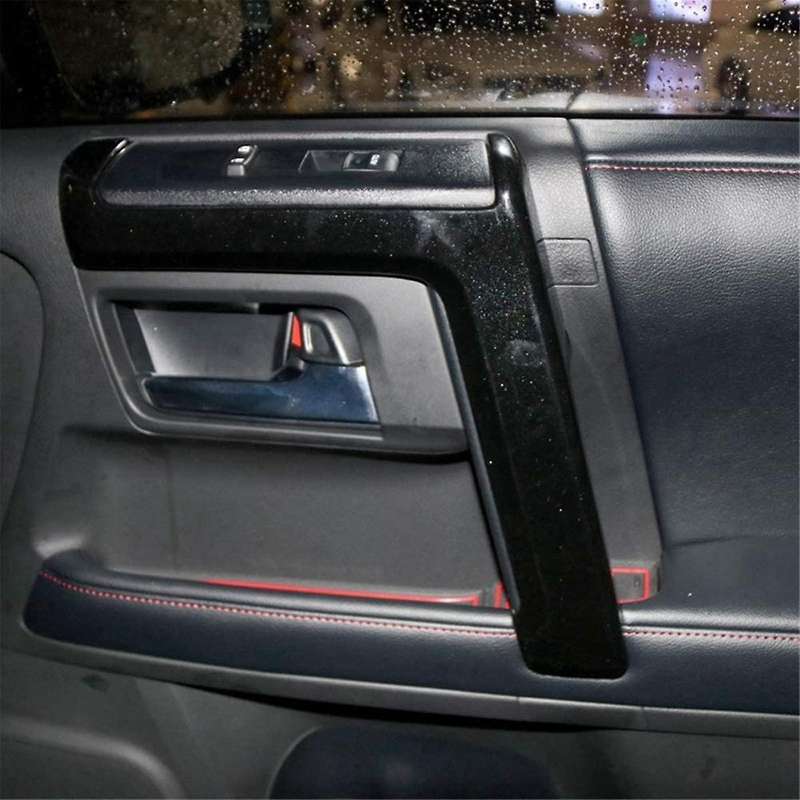 for 4Runner 2010-2019 Car Door Side Armrest Strip Cover Trim Frame Interior Accessories