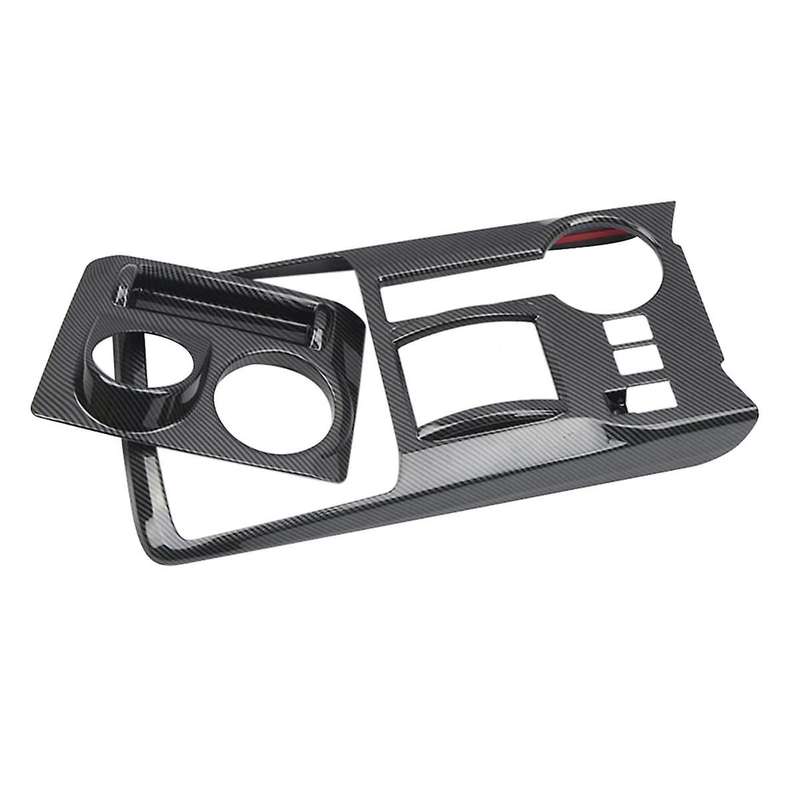 for 4runner 2010-2021 Center Console Gear Shift Panel Cover Trim Accessories - Abs Carbon Fiber