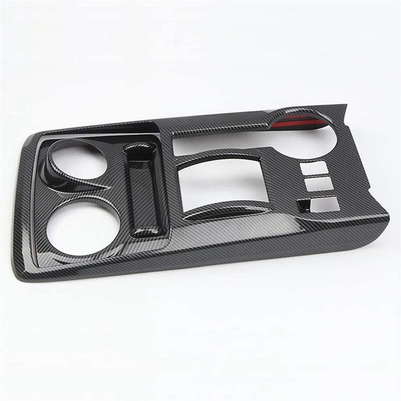 for 4runner 2010-2021 Center Console Gear Shift Panel Cover Trim Accessories - Abs Carbon Fiber