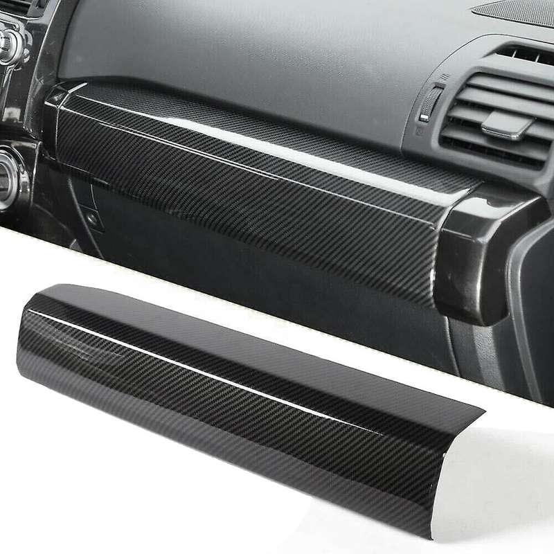for 4Runner 2010-2021 Carbon Fiber Co-Pilot Dashboard Center Console Stripe Panel Cover Trim