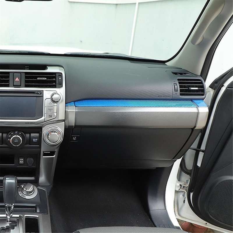 for 4Runner 2010-2023 Carbon Fiber Car Center Console Dashboard Panel Trim Cover Interior Accessorie