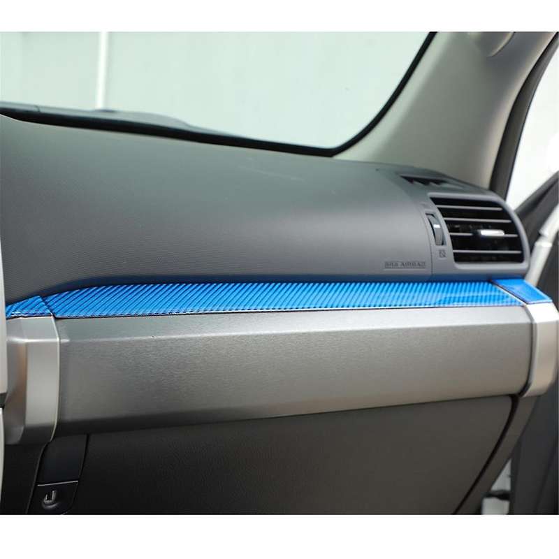 for 4runner 2010-2023 Carbon Fiber Car Center Console Dashboard Panel Trim Cover Interior Accessori