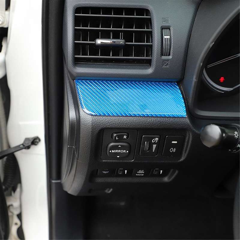 for 4runner 2010-2023 Carbon Fiber Car Center Console Dashboard Panel Trim Cover Interior Accessori