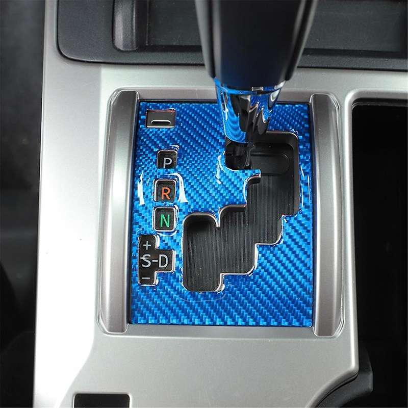 for 4Runner 2010-2023 Carbon Fiber Car Center Control Gear Shift Panel Trim Cover Interior Accessori