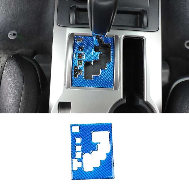 for 4Runner 2010-2023 Carbon Fiber Car Center Control Gear Shift Panel Trim Cover Interior Accessori