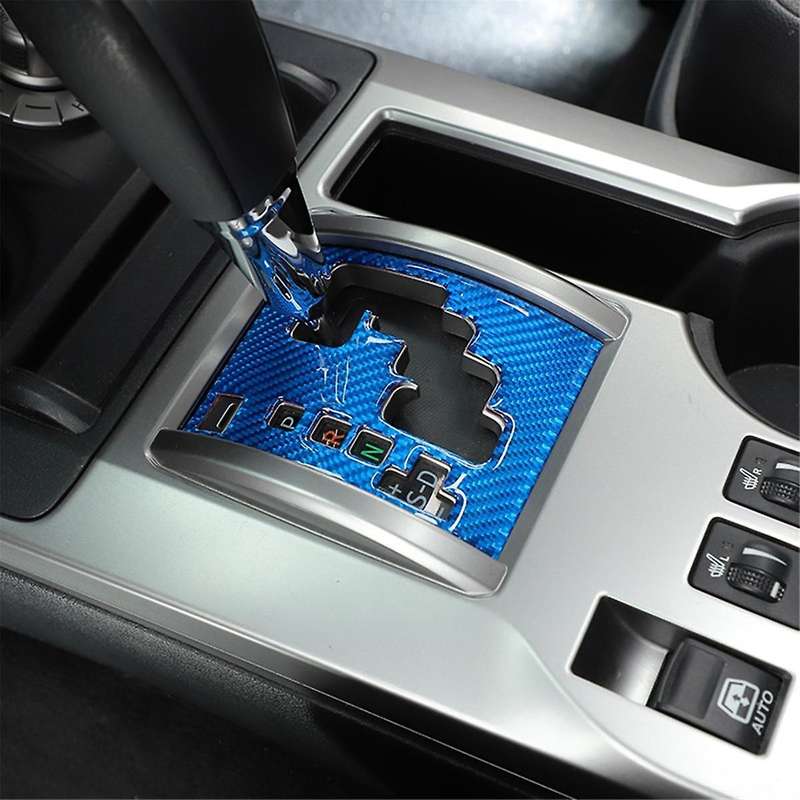 for 4runner 2010-2023 Carbon Fiber Car Center Control Gear Shift Panel Trim Cover Interior Accessor