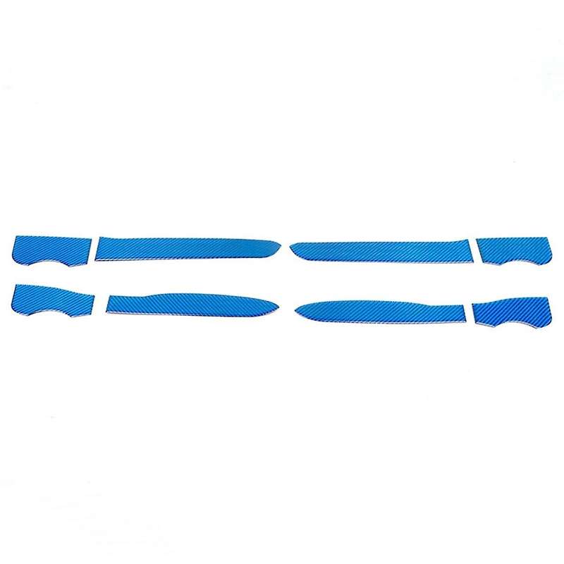 for 4Runner 2010-2023 Carbon Fiber Car Door Groove Storage Slot Pad Cover Trim Interior Accessories