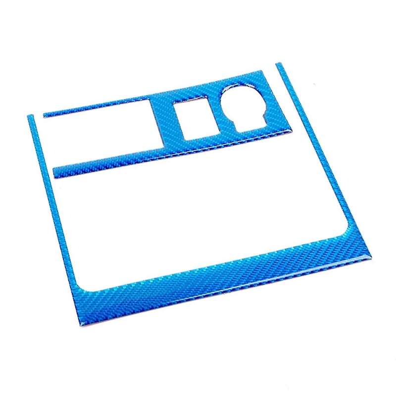 for 4Runner 2010-2023 Carbon Fiber Car Center Control USB Socket Trim Interior Accessories ,Blue