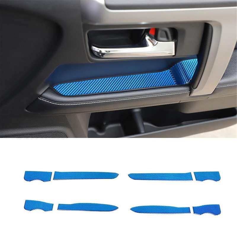 for 4runner 2010-2023 Carbon Fiber Car Door Groove Storage Slot Pad Cover Trim Interior Accessories