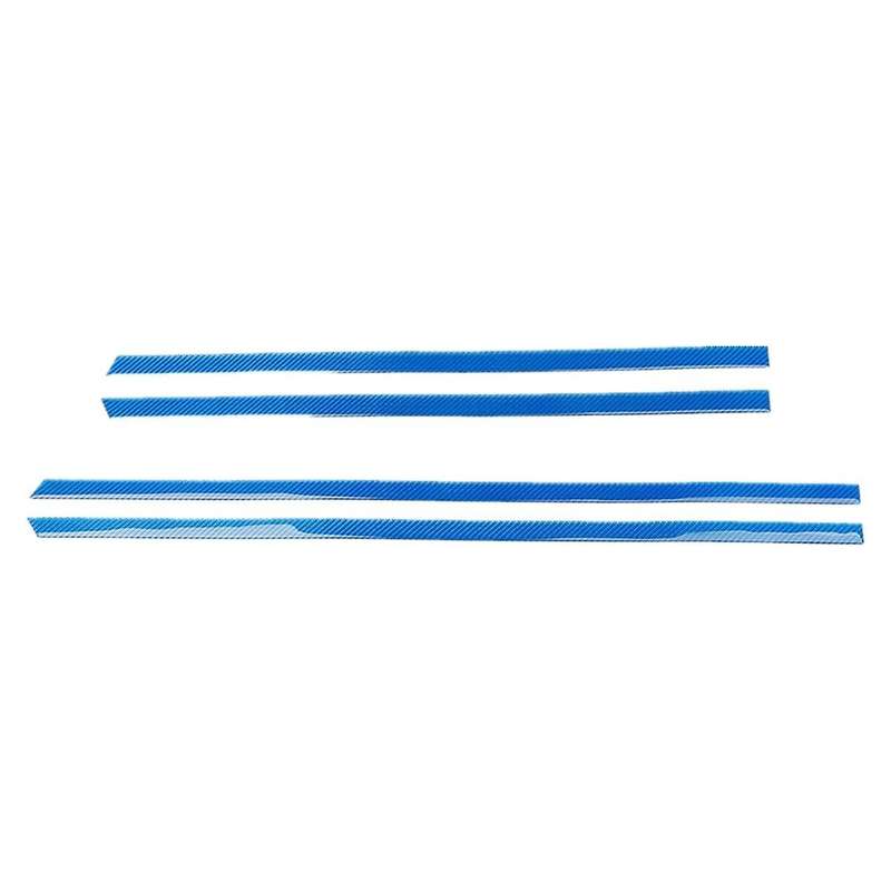 for 4runner 2010-2023 Carbon Fiber Car Door Strips Trim Decoration Cover Sticker Interior Accessori