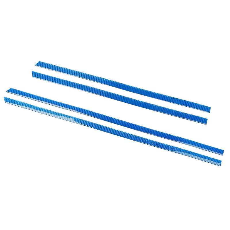 for 4runner 2010-2023 Carbon Fiber Car Door Strips Trim Decoration Cover Sticker Interior Accessori