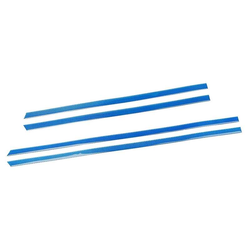 for 4runner 2010-2023 Carbon Fiber Car Door Strips Trim Decoration Cover Sticker Interior Accessori