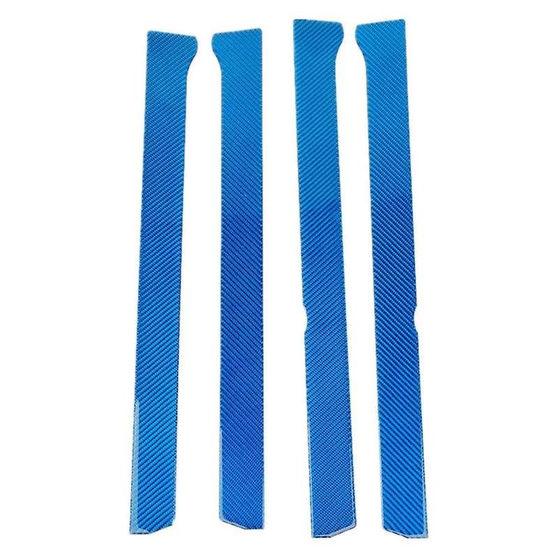 for 4Runner 2010-2023 Carbon Fiber Car Door Window Panel Trim Cover Sticker Interior Accessories ,Bl