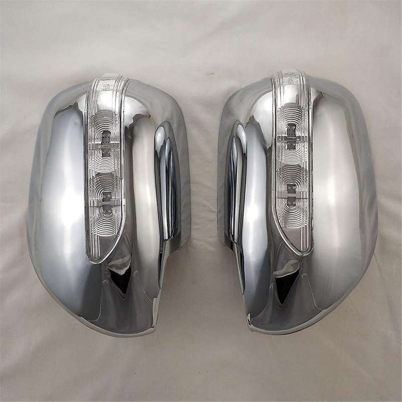 for 4runner Prado 2700 Fj120 2003-2009 Chrome Car Led Side Mirror Cover Side Mirror Cover Exterior A