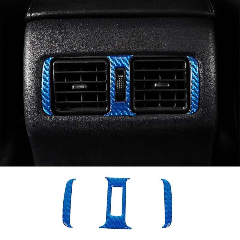 for 4Runner 2010-2023 Carbon Fiber Car Rear Air Outlet Cover Trim Interior Accessories