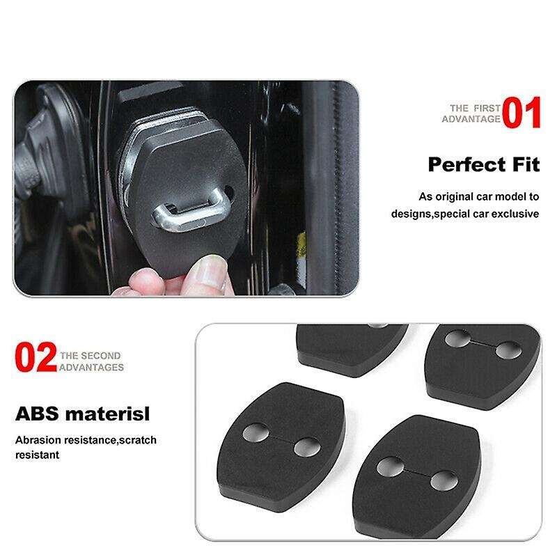 for 4Runner 2017-2019 Car Door Lock Protection Cover Buckle Decoration
