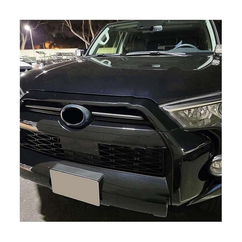 for 4Runner Pro, Sport 2020 - 2023 Front Middle Grille Black Out Center Grille Inserts Cover Trims
