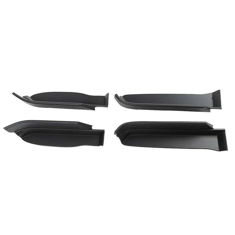 for 4Runner Side Door Storage Box Glove Organizer Tray for 2010-2020 4Runner, ABS Black 4Pcs