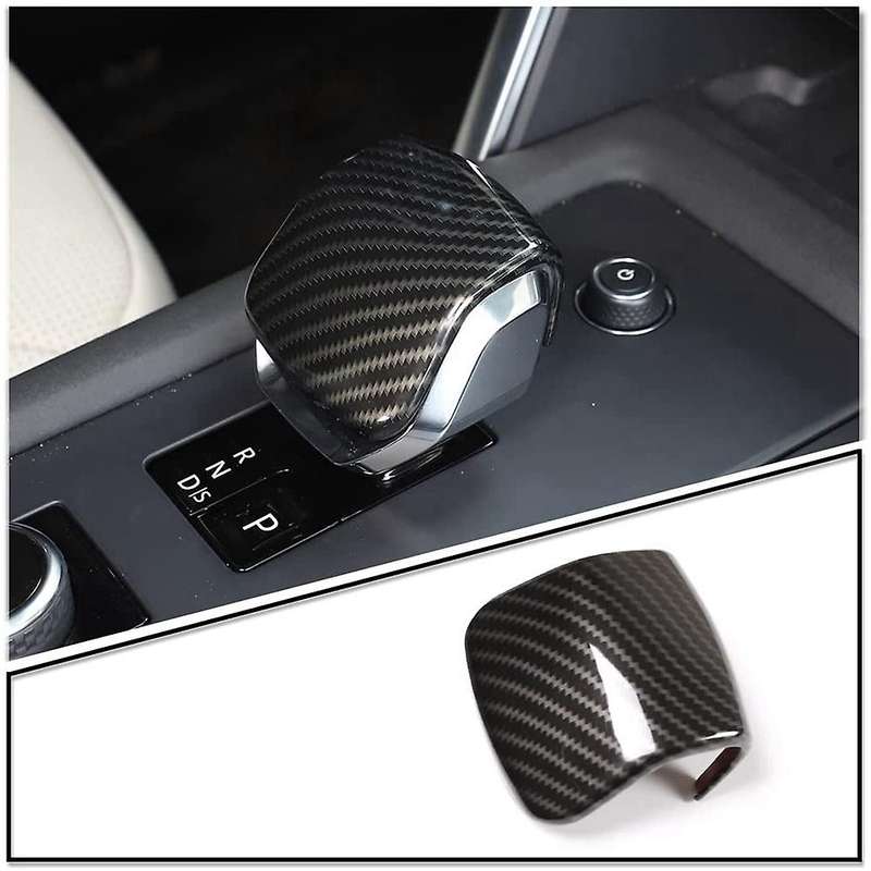 for 5 2021 2022 Center Console Gear Shift Head Knob Cover Trim Decorative Accessories, Carbon Fiber