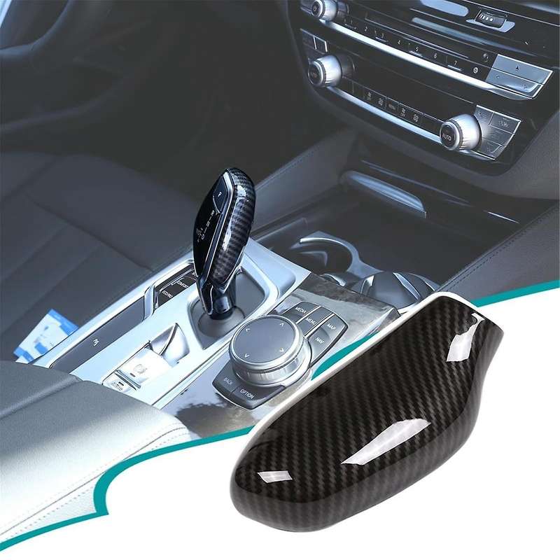 for 5 7 Series G30 G11 G12 X3 X4 G01 G02 Car Gear Shift Knob Decor Cover Trim Interior Accessories -