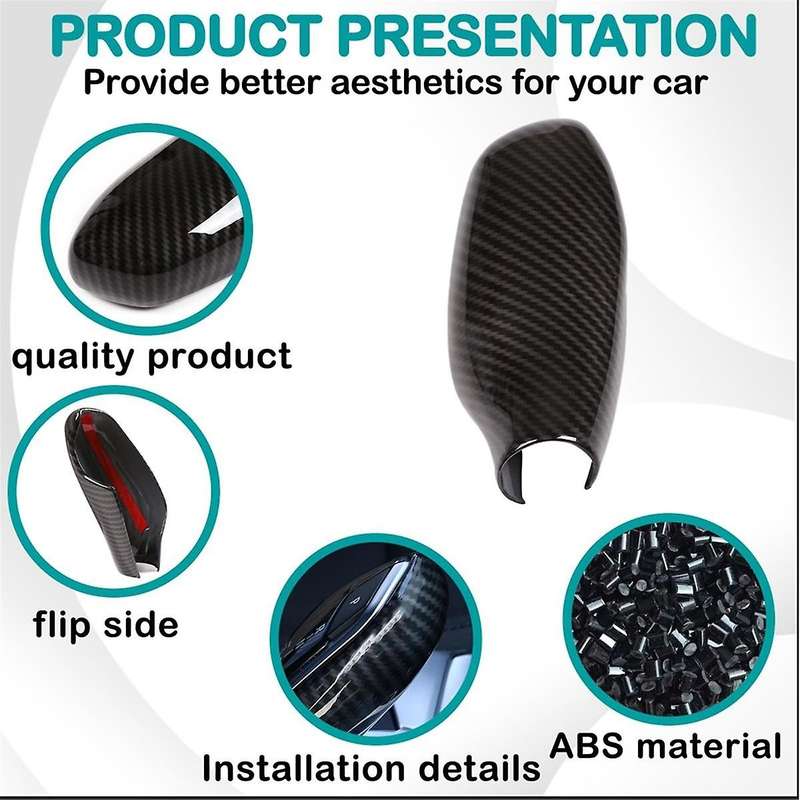 for 5 7 Series G30 G11 G12 X3 X4 G01 G02 Car Gear Shift Knob Decor Cover Trim Interior Accessories -