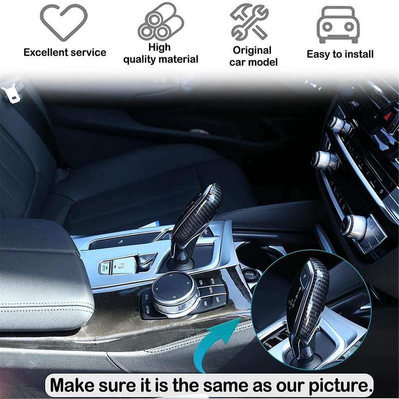 for 5 7 Series G30 G11 G12 X3 X4 G01 G02 Car Gear Shift Knob Decor Cover Trim Interior Accessories -