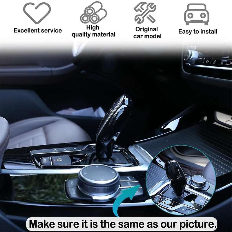 for 5 7 Series G30 G11 G12 X3 X4 G01 G02 Car Gear Shift Knob Decor Cover Trim Interior Accessories -