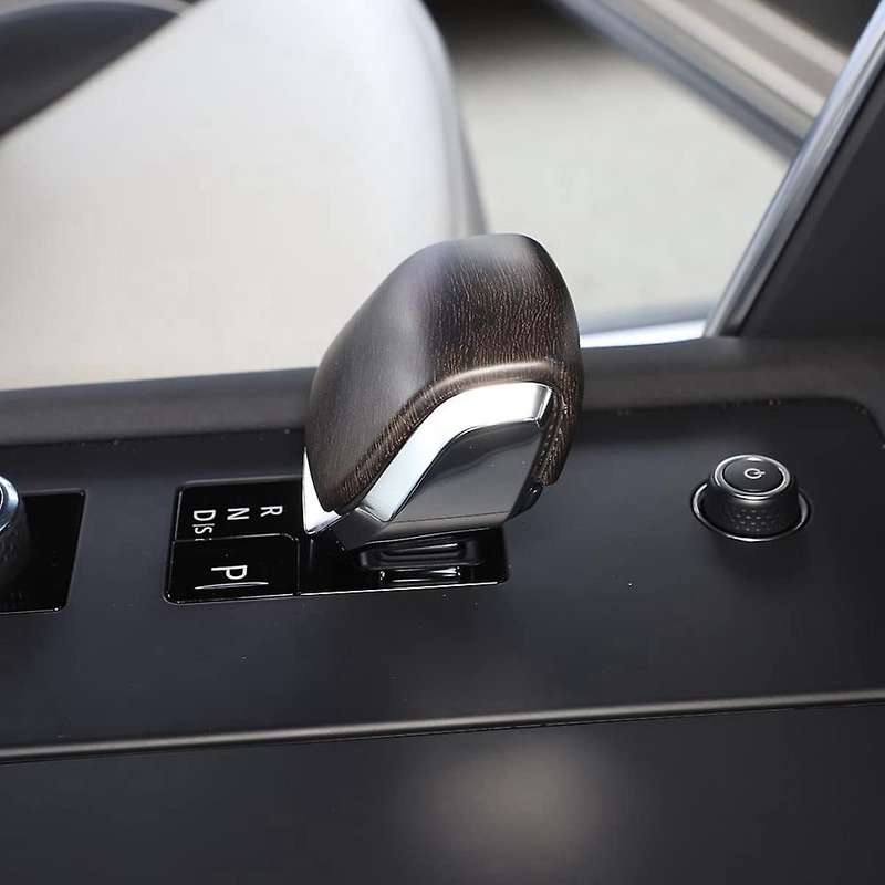 for 5 2021 2022 Center Console Gear Shift Head Knob Cover Trim Decorative Accessories, Oak Grain