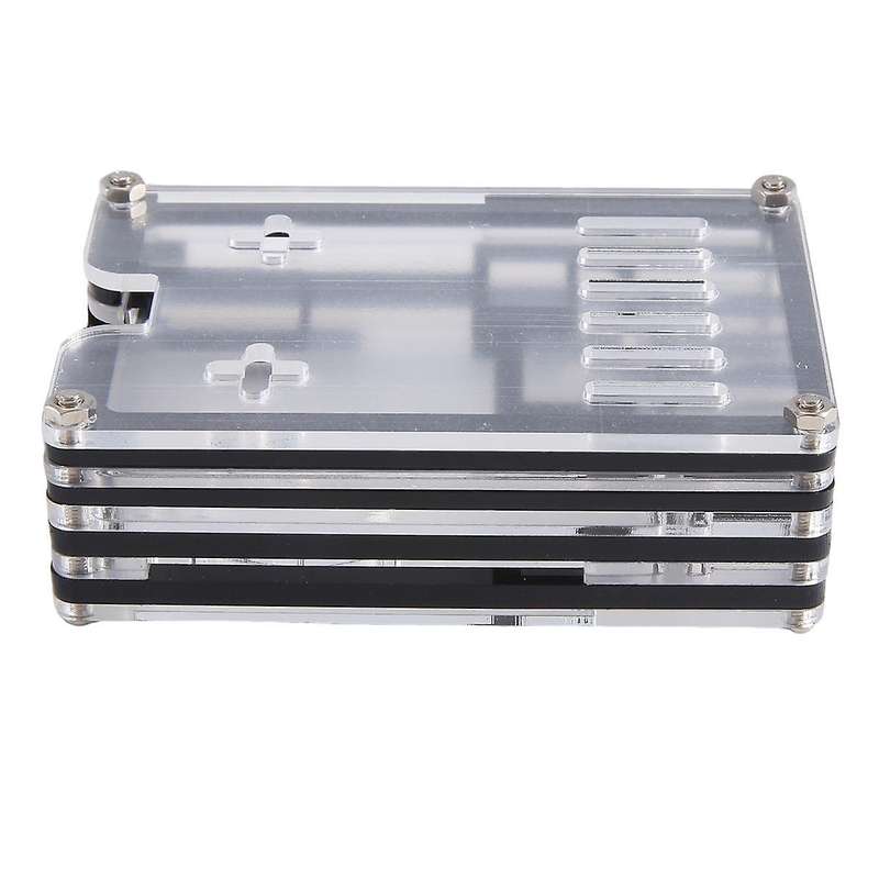 for 5 Acrylic Case with 5 Official Cooling Fan 9 Layers Enlosure for 5