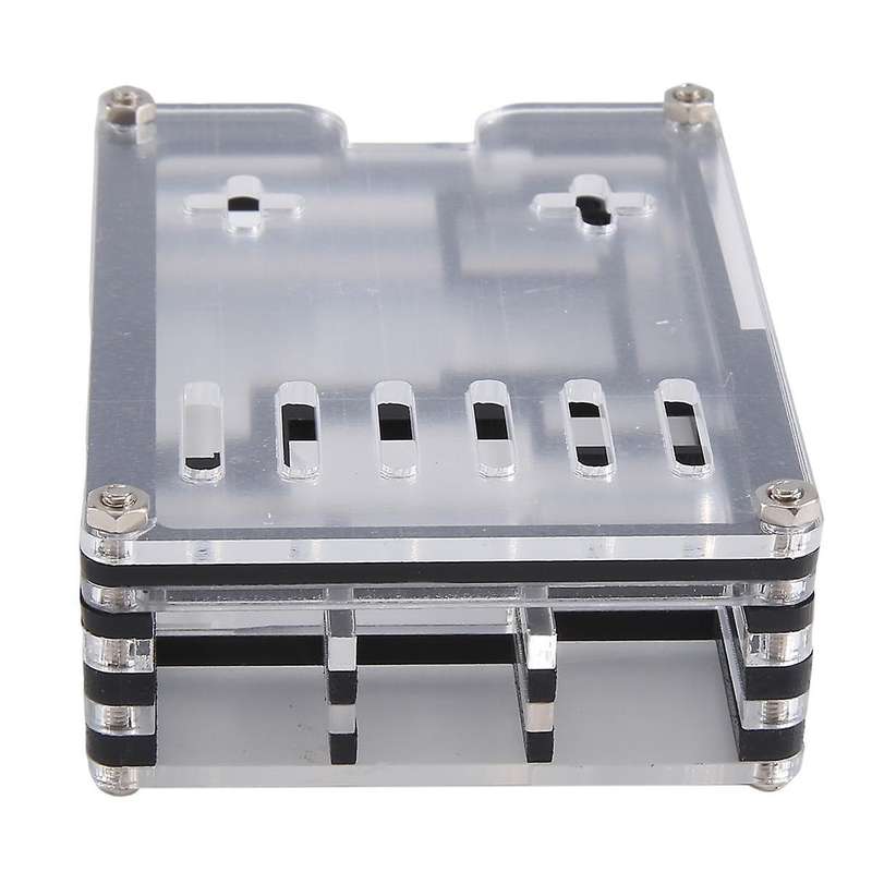 for 5 Acrylic Case with 5 Official Cooling Fan 9 Layers Enlosure for 5