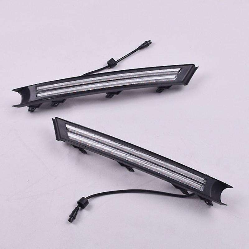 for -5 Cx5 2017 2018 Dynamic Turn Signal Relay Waterproof Car Drl 12V Led Daytime Running Light Fog