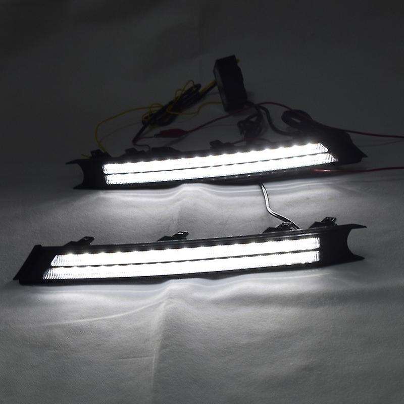 for -5 Cx5 2017 2018 Dynamic Turn Signal Relay Waterproof Car Drl 12V Led Daytime Running Light Fog