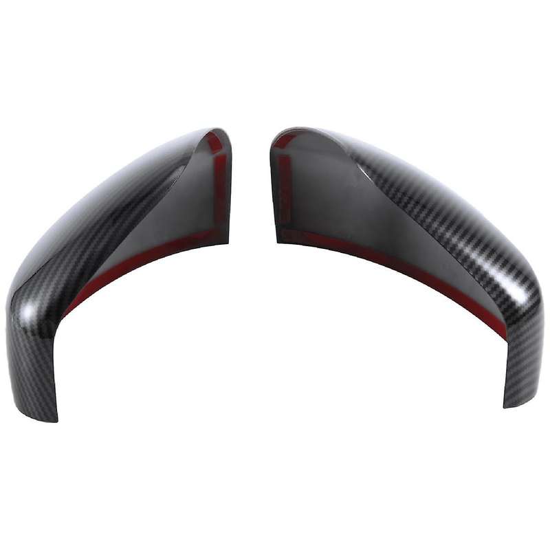 for -5 Cx5 2012 -2014 Abs Side Door Mirror Carbon Fiber Look Car Rear View Rearview Caps Trim