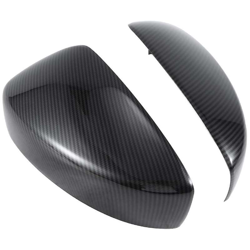 for -5 Cx5 2012 -2014 Abs Side Door Mirror Carbon Fiber Look Car Rear View Rearview Caps Trim