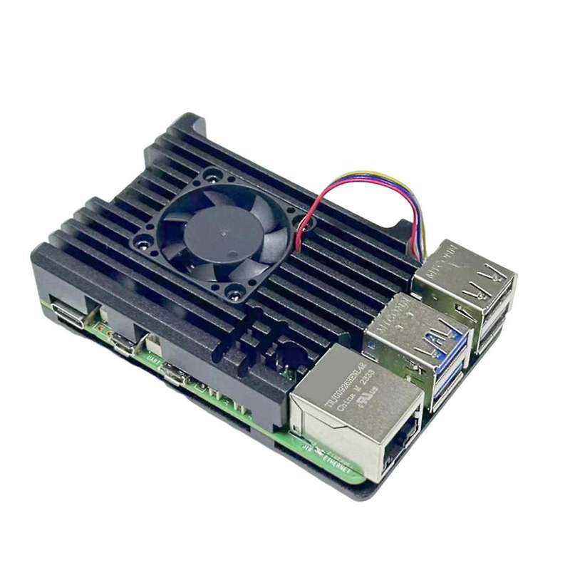 for 5 Aluminum Alloy Case Armor Shell with Pwm Temperature Controlled Cooling Fan for 5