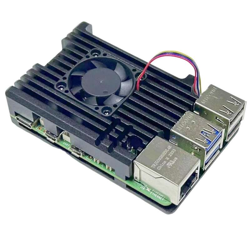 for 5 Aluminum Alloy Case Armor Shell with Pwm Temperature Controlled Cooling Fan for 5