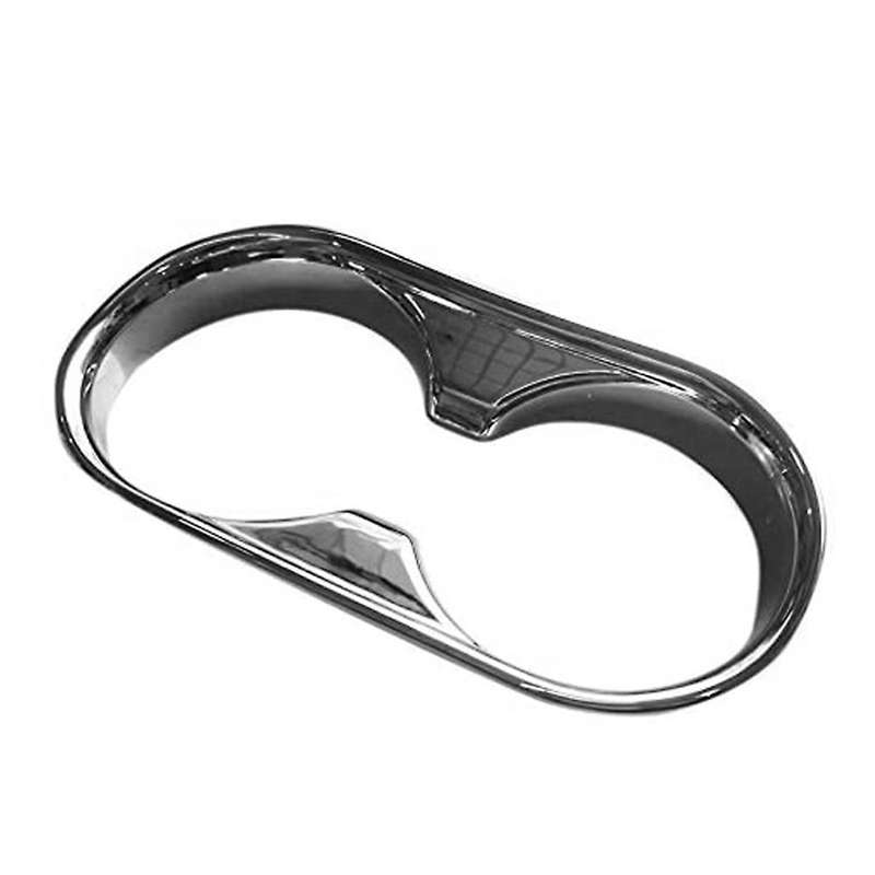 for -5 CX5 2017 2018 ABS Chrome Central Armrest Water Cup Holder Frame Decoration Cover Trim