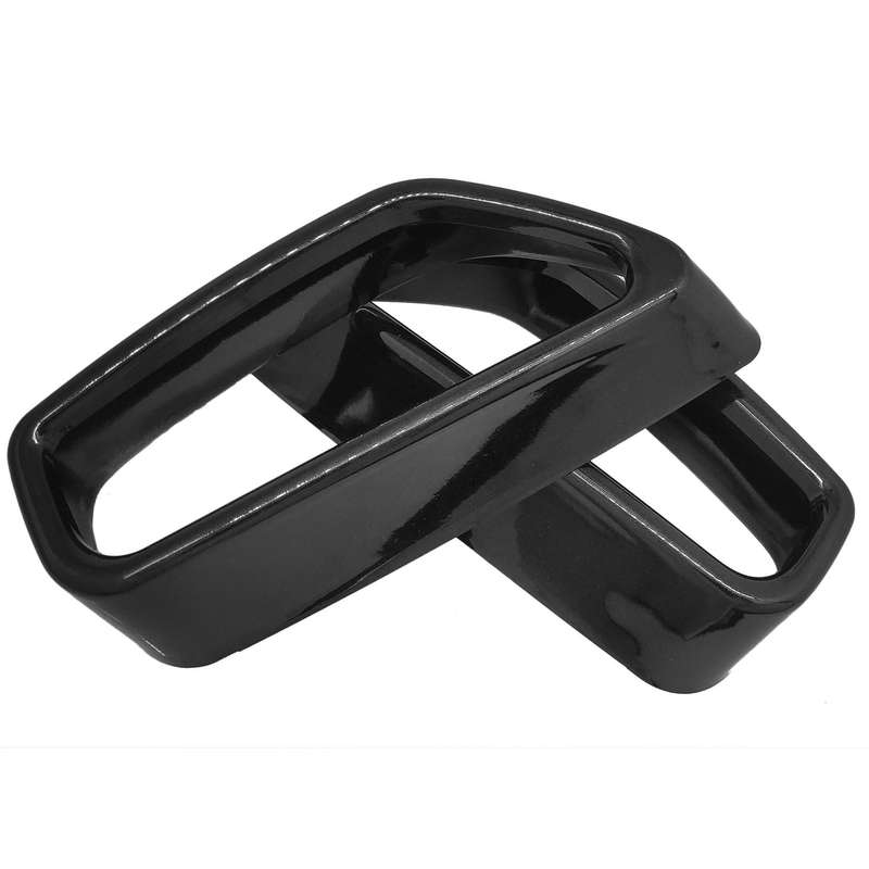 for 5 Series 2018-2021 Car Black Stainless Steel Tail Throat Exhaust Pipe Muffler Tip Cover Trims
