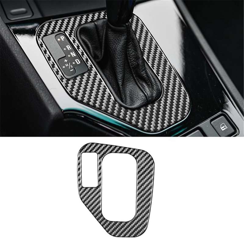 for 5 Series E39 1998-2003 Lhd Soft Carbon Fiber Center Console Gear Shift Panel Cover Trim Interio