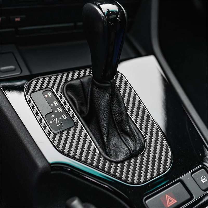 for 5 Series E39 1998-2003 Lhd Soft Carbon Fiber Center Console Gear Shift Panel Cover Trim Interio