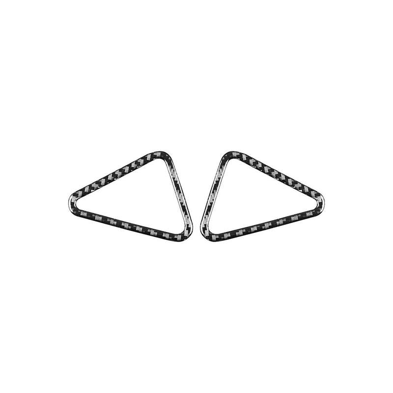 for 5 Series E39 1998-2003 Lhd Soft Carbon Fiber Dashboard Side Air Outlet Vent Cover Interior Trim