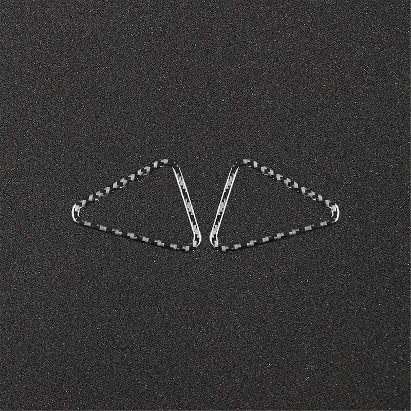 for 5 Series E39 1998-2003 Lhd Soft Carbon Fiber Dashboard Side Air Outlet Vent Cover Interior Trim