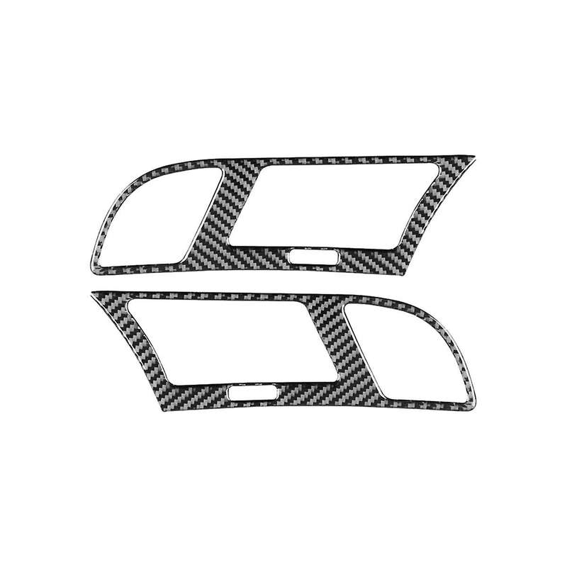 for 5 Series E39 1998-2003 Soft Carbon Fiber Car Door Air Outlet Audio Speaker Panel Cover Trim Int