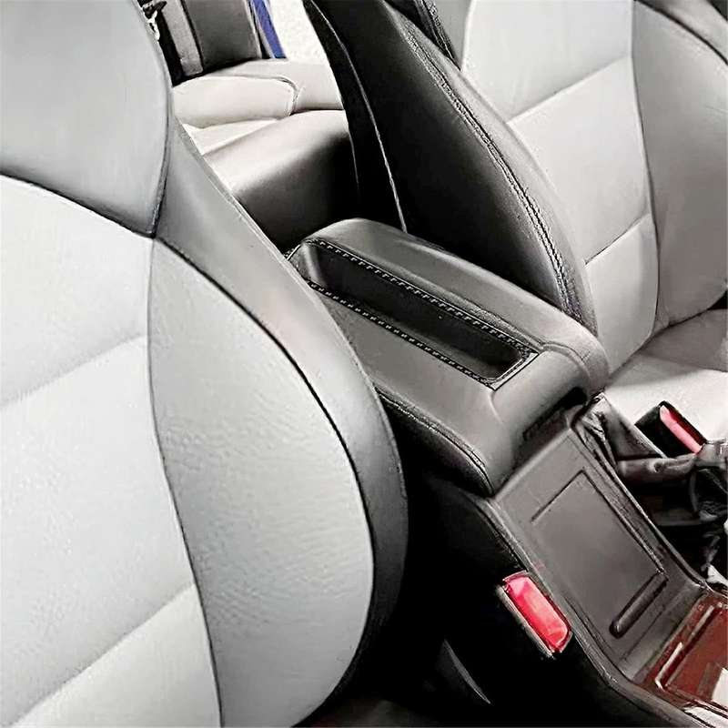 for 5 Series E39 1998-2003 Soft Carbon Fiber Center Console Armrest Box Frame Cover Trim Interior A
