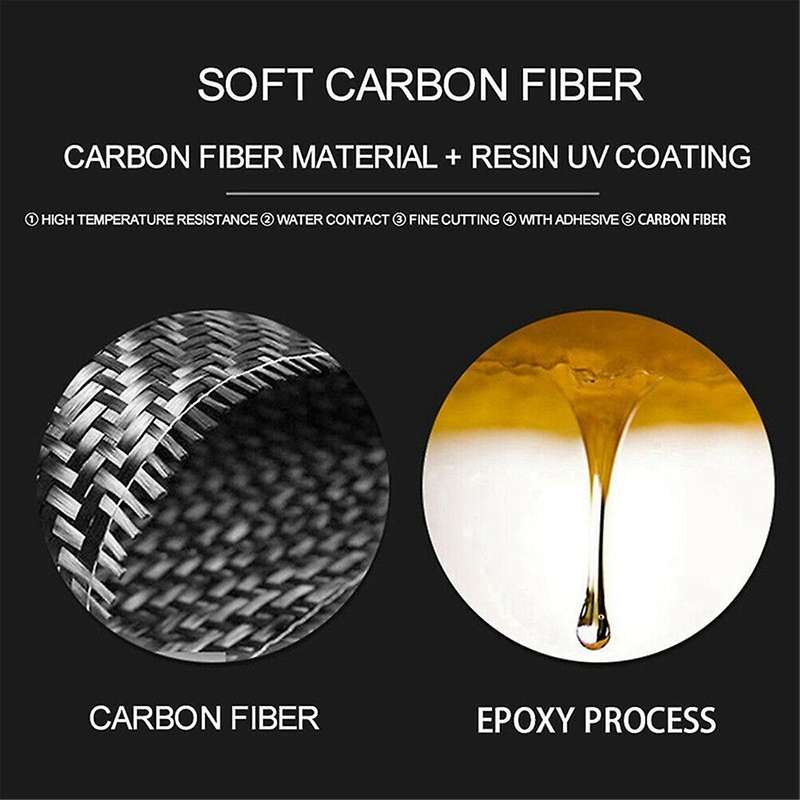 for 5 Series E39 1998-2003 Soft Carbon Fiber Dashboard Frame Cover Kit Trim Interior Car Accessorie