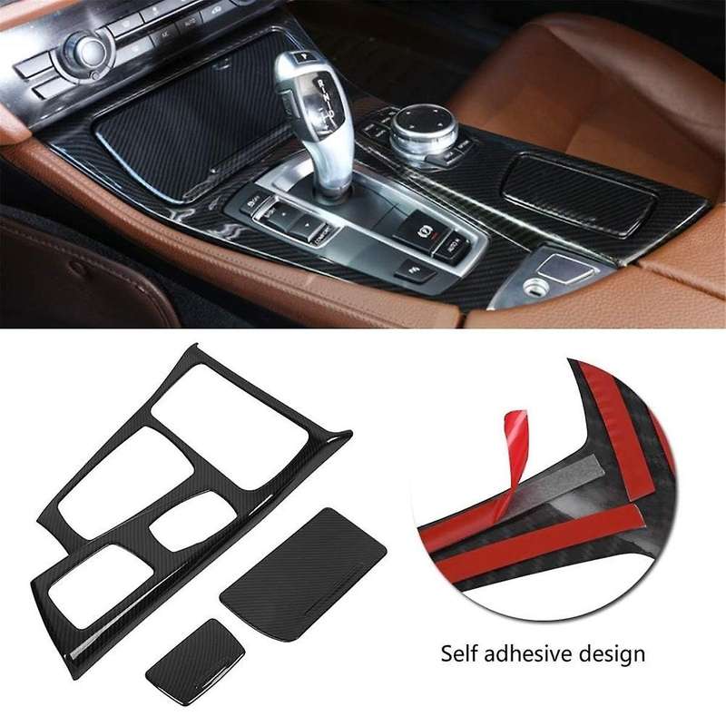 for 5 Series F10 2011-2017 LHD Center Console Gear Shift Panel Cover Trim Interior Accessories (ABS