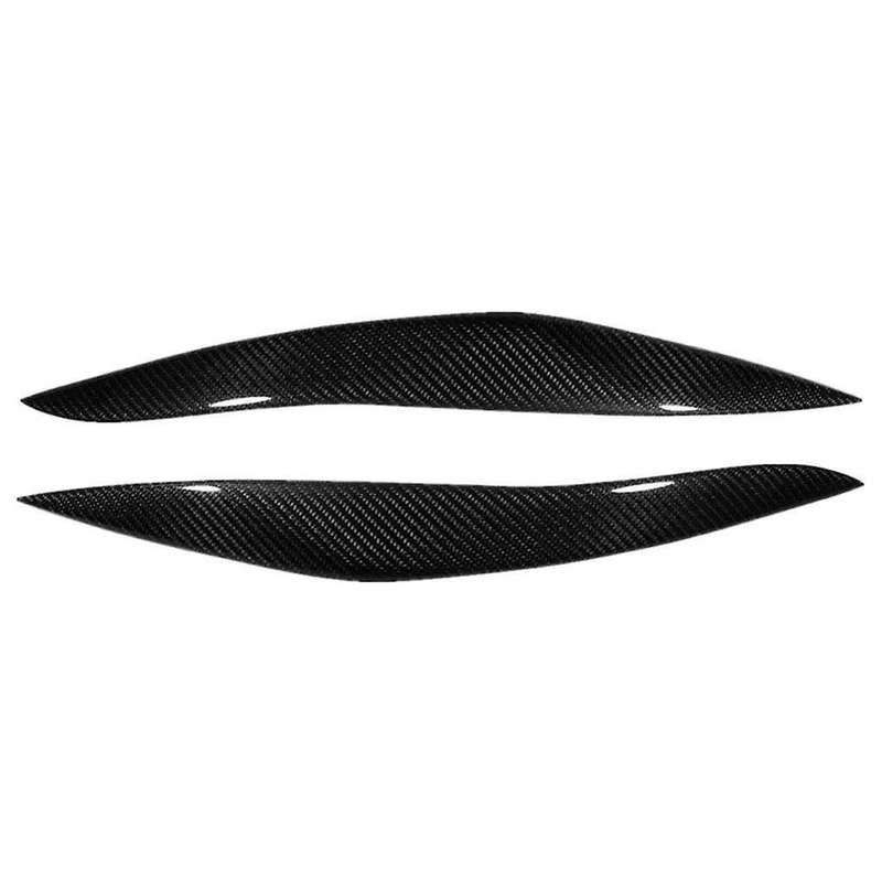 for 5 Series F10 F11 F18 2010-2017 Carbon Fiber Headlights Eyebrow Eyelid Trim Cover Sticker Refitti